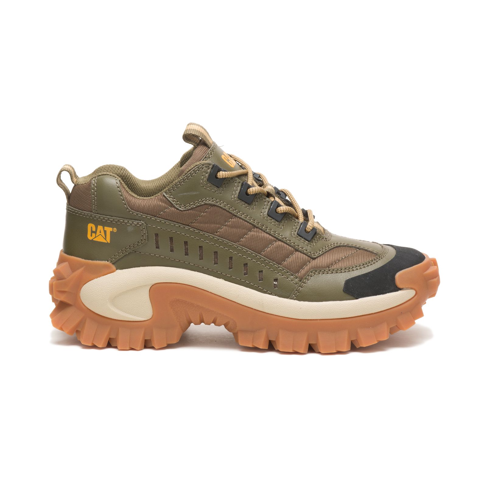 Caterpillar Men's Intruder Casual Shoes Dark Olive CAT-89542